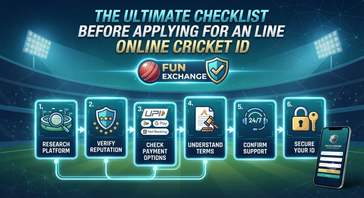 The Ultimate Checklist Before Applying for an Online Cricket ID